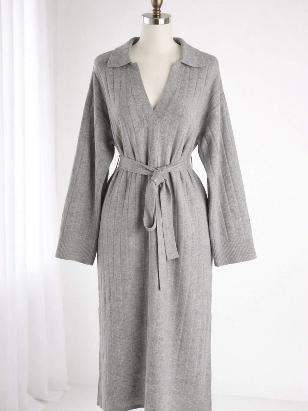 XL H&m Classic Sweater Dress with Belt